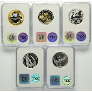 Zestaw, 10 złotych 2009-2011 (5 szt.)