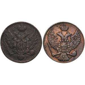 Set, Polish Kingdom, 3 groschen Warsaw 1826 and 1840 (2 pcs.)
