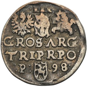Zikmund III Vasa, Trojak Poznaň 1598 - P vlevo