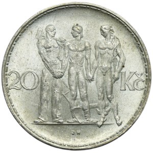 Československo, 20 korún Kremnica 1933