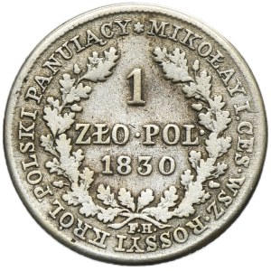 Polish Kingdom, 1 zloty Warsaw 1830 FH