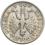 Woman and ears, 2 gold Philadelphia 1924 - REFLECTED