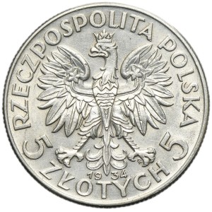 Testa di donna, 5 zloty Varsavia 1934