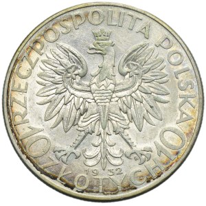 Head of a Woman, 10 zloty Warsaw 1932