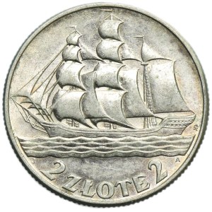 Sailing ship, 2 gold 1936