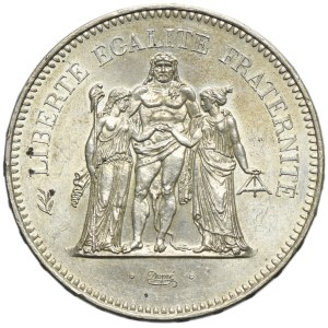 France, 5th Republic, 50 Francs Paris 1978 - Hercules