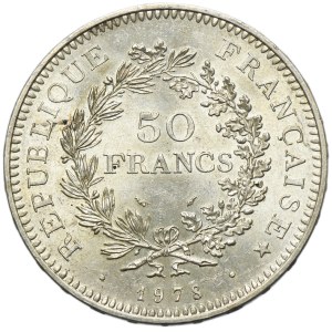 France, 5th Republic, 50 Francs Paris 1978 - Hercules
