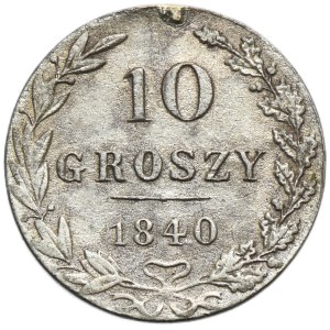 10 groschen Warsaw 1840 MW