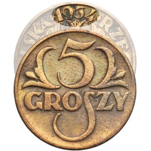 5 grossi 1934 - RARO