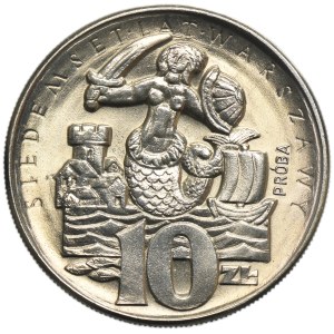 PRÓBA, 10 złotych 1965 Siedemset lat Warszawy
