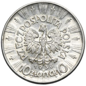 Pilsudski, 10 zloty 1936