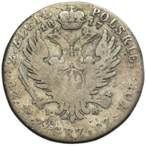 Royaume de Pologne, 2 zlotys Varsovie 1817 IB