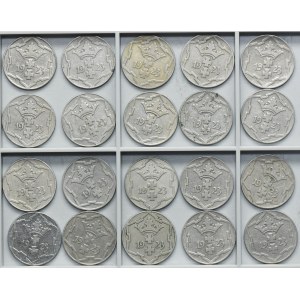 Set, Free City of Danzig, 10 pfennige 1923 (20 pcs.)