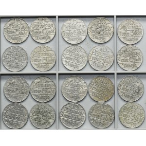 Set, Free City of Danzig, 10 pfennige 1923 (20 pcs.)