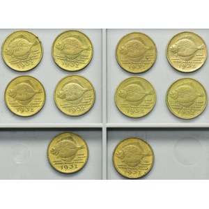 Set, Free City of Danzig, 5 pfennig 1932 (10 pcs.)