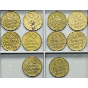 Sada, Svobodné město Gdaňsk, 10 fenig 1932 Cod (10 kusů).