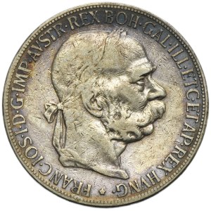 Austria, Franz Joseph I, 5 Corona Wien 1900