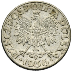 Żaglowiec, 2 złote 1936