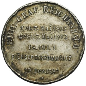 Germany, Medal commemorating Julie Gräfin von Reichenbach and Emil von Reichenbach, late 19th century