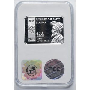 20 złotych 2019 450. rocznica Unii Lubelskiej