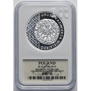 20 zloty 2015 Casimir the Great's penny