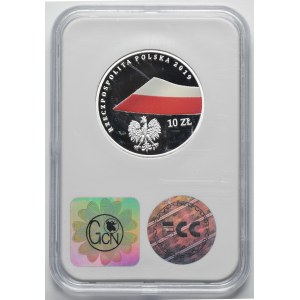 10 gold 2019 100th anniversary of the Polish National Flag
