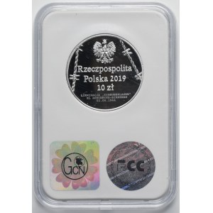 10 złotych 2019 75. rocznica zagłady Romów i Sinti