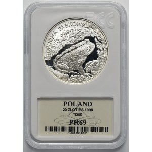 20 złotych 1998 Ropucha Paskówka