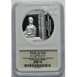 20 złotych 2019 140-lecie Muzeum Narodowego w Krakowie