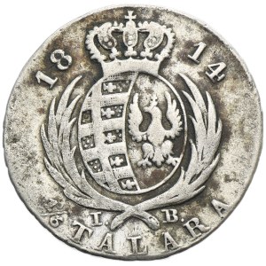 Duchy of Warsaw, 1/6 Thaler Warsaw 1814 IB
