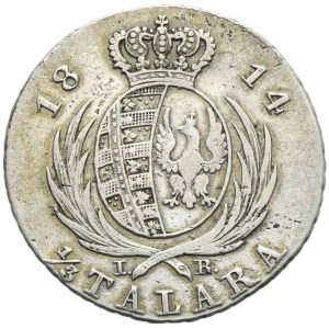 Duchy of Warsaw, 1/3 Thaler Warsaw 1814 IB