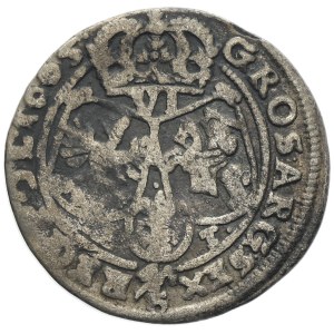 Jan II Kazimierz, Szóstak Bydgoszcz 1665 AT