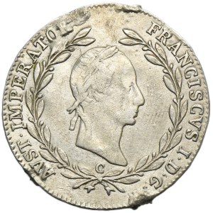 Austria, Franz II, 20 Kreuzer Prague 1830 C