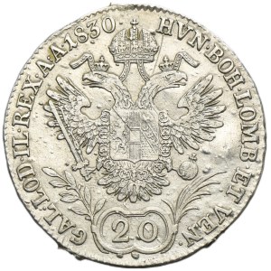 Austria, Franz II, 20 Kreuzer Prague 1830 C