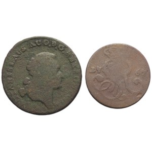 Set, Poniatowski, Groschen and 3 Groschen (2 pcs.)