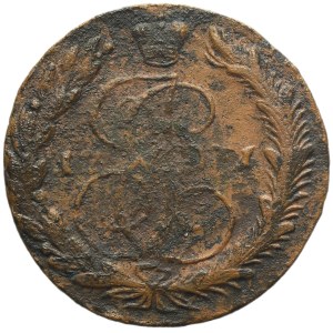 Rusko, Kateřina II, 5 Kopiejek Jekatěrinburg 1781 EM