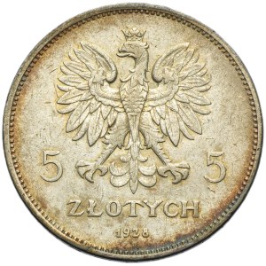 Nike, 5 złotych Bruksela 1928