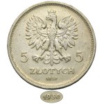 Nike, 5 zloty Warsaw 1930 - RARE ANNIVERSARY