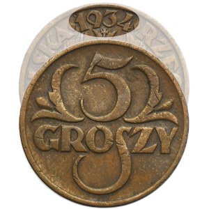 5 pennies 1934 - RARE