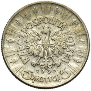 Pilsudski, 5 zloty 1935