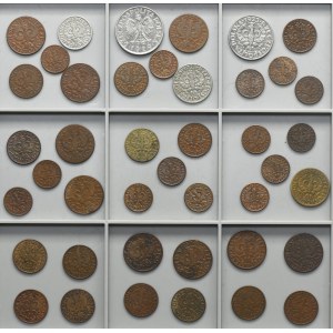 Set, 1-50 pennies and 1 zloty (42 pieces).