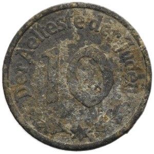 Ghetto Litzmannstadt, 10 pfennig 1942 - fisrt issue