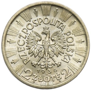 KOPIA, Piłsudski, 2 złote 1936