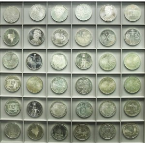 Set, Germany, FRG, 10 Mark (36 pcs.)