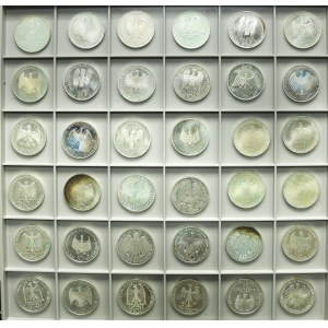 Set, Germany, FRG, 10 Mark (36 pcs.)