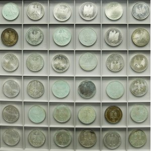 Set, Germany, FRG, 10 Mark (36 pcs.)