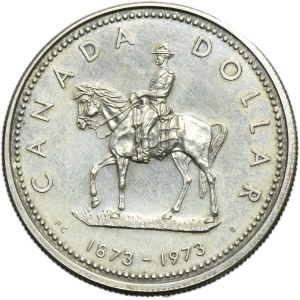 Kanada, Elizabeth II, $1 Ottawa 1973 - Königliche Kanadische Berittene Polizei