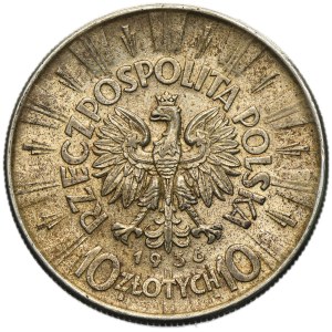 Piłsudski, 10 złotych 1936