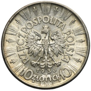 Pilsudski, 10 zloty 1936