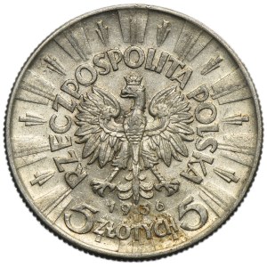 Pilsudski, 5 zloty 1936
